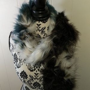 Mossimo Faux Fur Multi-Color Scarf